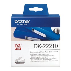 Самоклеящаяся непрерывная бумажная лента Brother DK22210