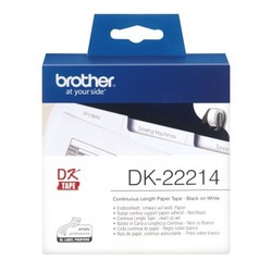 Самоклеящаяся непрерывная бумажная лента Brother DK22214